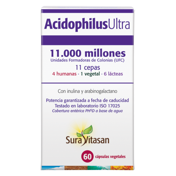 Acidophilus ultra 60 caps sura vitasan mais terapias